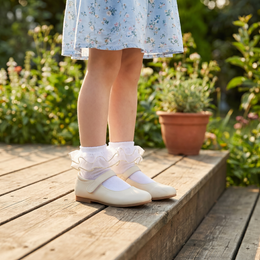 Baby & Toddler Girl Ruffle Socks with Shimmer Lace lifestyle product image 20260713 3