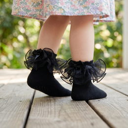 Girls Big-Ruffle Lace Dress Socks lifestyle product image 20260713 2
