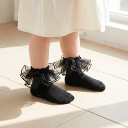 Girls Big-Ruffle Lace Dress Socks lifestyle product image 20260713 3