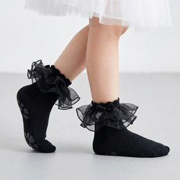 Girls Big-Ruffle Lace Dress Socks lifestyle product image 20260713 5