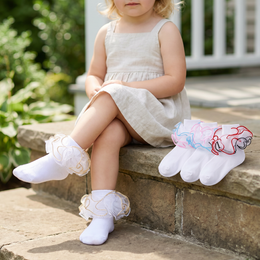 Toddler Girls Ruffle Lace Dress Socks lifestyle product image 20260713 1
