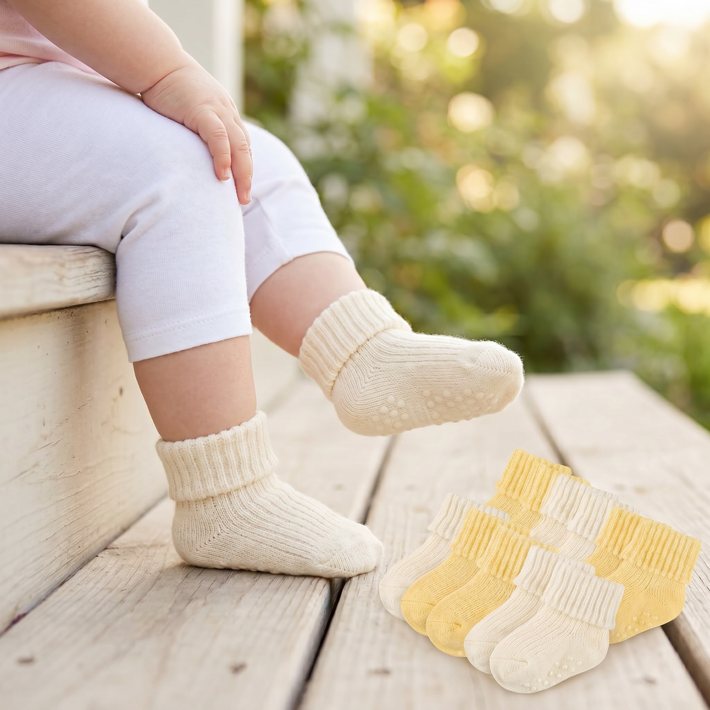 Baby Wool Preemie Socks, 12 Pairs lifestyle product image 1
