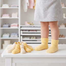 Baby Wool Preemie Socks, 12 Pairs lifestyle product image 2
