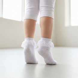 Girls Lace Ruffle Princess Dress Socks lifestyle product image 20260713 6