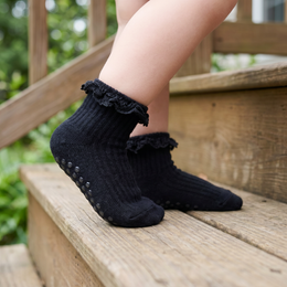 Baby Girl Ruffle Dress Socks lifestyle product image 3