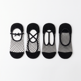 Women Black Lace Socks No Show Fishnet Ankle Mesh Sheer Socks Transparent Hollow Out Net Elastic Crew Dress Sock See Through Ultra Thin Short Sexy Fancy Sock Woman lifestyle product image 2