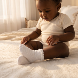 Baby Girl Ruffle Socks Non Slip Grip Socks Toddler Girls Cute Cotton Frilly Ankle Grippy Sock Newborn Infant Kids lifestyle product image 3