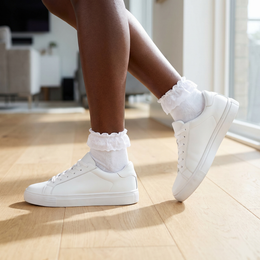Women Ruffle Socks Frilly Ankle Socks Cute White Lace Ruffles Dress Sock Fancy Lolita Crew Bobby Boots Sock for Woman lifestyle product image 5