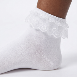 Women Ruffle Socks Frilly Ankle Socks Cute Adult Lace Ruffles Dress Sock Fancy Lolita Crew Bobby Bride Sock for Woman lifestyle product image 4