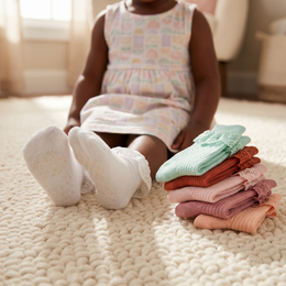 Baby Girl Ruffle Socks Non Slip Grip Socks Toddler Girls Cute Cotton Frilly Ankle Grippy Sock Newborn Infant Little Kids lifestyle product image 5