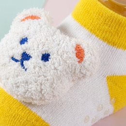 Baby Socks Non-Slip Grips for Babies Infant Girls Boys Cute Flower Bunny Bear Head Ankle Socks Newborn Toddler lifestyle product image 6