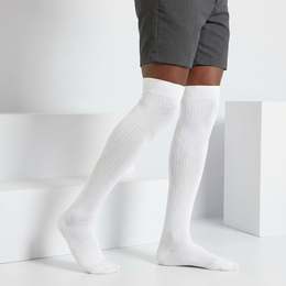Men's Sissy Thigh High Socks Over Knee Socks,Femboy Long Stockings for Cross-dressers,Crossdressing Lingerie for Men lifestyle product image 2