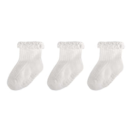 Baby Girl Ruffle Grip Socks with Grip Soles by Frillora, additional styling view 46