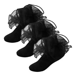 Baby Girl Ruffle Socks with 2-Layer Lace Turn-Cuff lifestyle product image 24