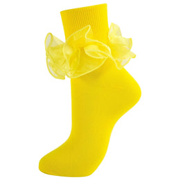 Women's Double-Ruffle Fold-Cuff Dress Socks lifestyle product image 21