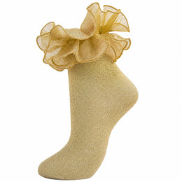 Women's Sparkle Ruffle Ankle Socks lifestyle product image 13