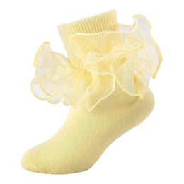 Girls Double-Ruffle Fold-Over Dress Socks lifestyle product image 132