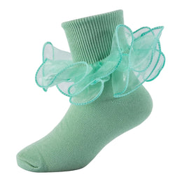 Girls Double-Ruffle Fold-Over Dress Socks lifestyle product image 133