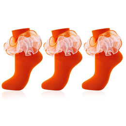 Women's Ruffle Fold-Cuff Dress Socks lifestyle product image 15