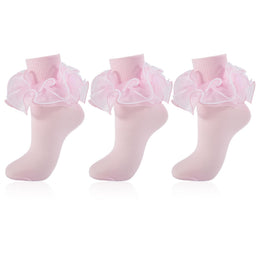 Women's Ruffle Fold-Cuff Dress Socks lifestyle product image 20