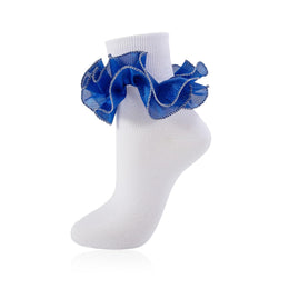 Women's Fluffy Ruffle Turn-Cuff Socks lifestyle product image 15
