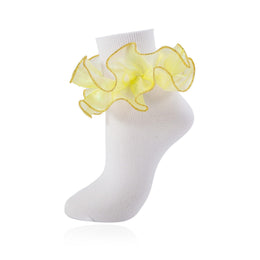 Women's Fluffy Ruffle Turn-Cuff Socks lifestyle product image 26