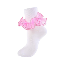 Women's Fluffy Ruffle Turn-Cuff Socks lifestyle product image 20
