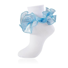 Women's Fluffy Ruffle Turn-Cuff Socks lifestyle product image 25