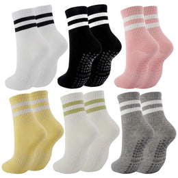 Women's Pilates Grip Socks with Snug Arch Band by Frillora, additional styling view 22