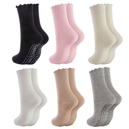 Women's Pilates Grip Socks with Snug Arch Band by Frillora, additional styling view 21