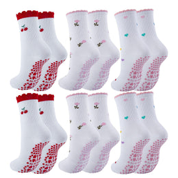 Women's Pilates Grip Socks with Snug Arch Band by Frillora, additional styling view 14