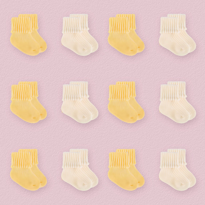 Baby Wool Preemie Socks, 12 Pairs by Frillora, additional styling view 13