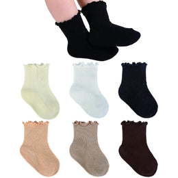 Baby & Toddler Girl Ruffle Crew Socks lifestyle product image 13
