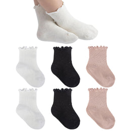 Baby & Toddler Girl Ruffle Crew Socks lifestyle product image 27
