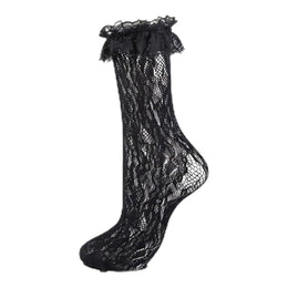 Women's Lace Ruffle Mesh-Trim Socks lifestyle product image 40