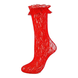 Women's Lace Ruffle Mesh-Trim Socks lifestyle product image 43
