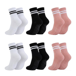 Women's Pilates Grip Socks with Snug Arch Band by Frillora, additional styling view 18