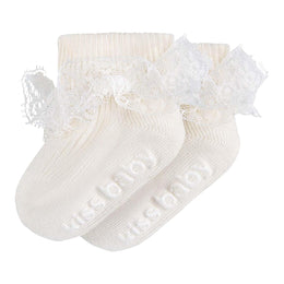 Baby Girl Ruffle Grip Socks, Turn Cuff lifestyle product image 41