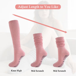 Women's Scrunch Pilates Grip Socks by Frillora, additional styling view 22