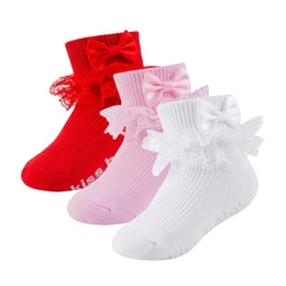 Baby Girl Ruffle Bow Grip Socks lifestyle product image 20