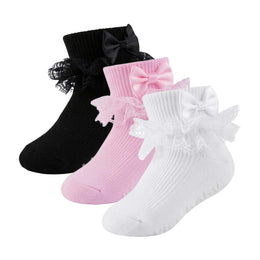 Baby Girl Ruffle Bow Grip Socks lifestyle product image 25