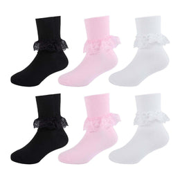 Girls Frilly Ruffle Princess Dress Socks lifestyle product image 21