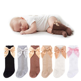Baby Girl Knee-High Socks with Bow lifestyle product image 15