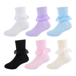 Girls Frilly Ruffle Princess Dress Socks lifestyle product image 13