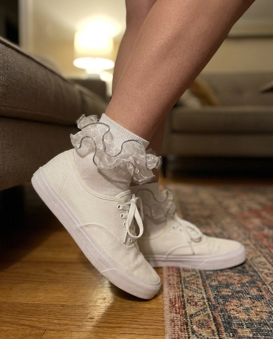 Frillora sock styling moment 6