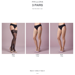 FRILLORA SW13 3-pair bundle / 3双组合