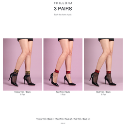FRILLORA SW187 3-pair bundle / 3双组合