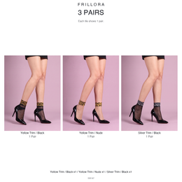 FRILLORA SW187 3-pair bundle / 3双组合