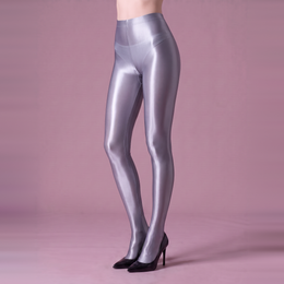 Unisex Glossy Tights in Multiple Colors, product photograph