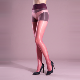 Unisex Glossy Tights with a Mirror-Look Finish, product photograph